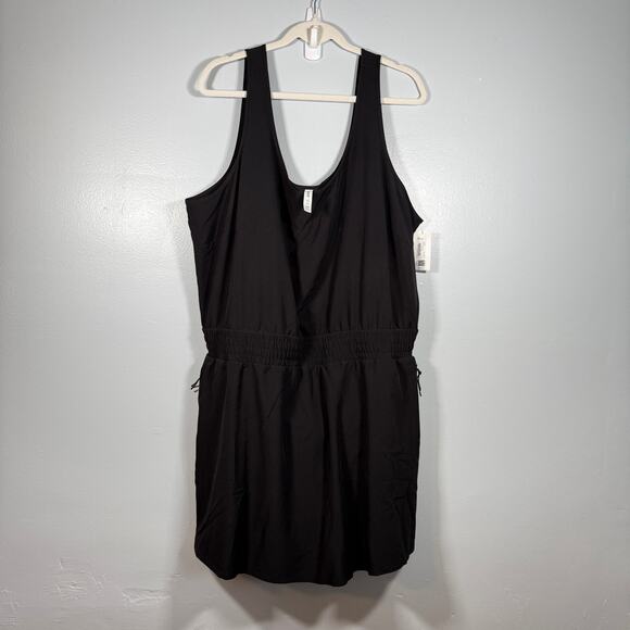 Spanx On The Move Romper Dress 3X Black Active Skort Dress - Picture 3 of 8